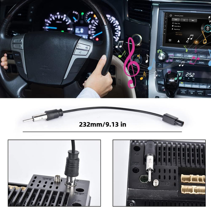 Podofo 52 Pin ISO-Adapterkabel ISO-Konverter Autoradio Radioadapter für VW/Golf/Passat Tiguan/Polo/T