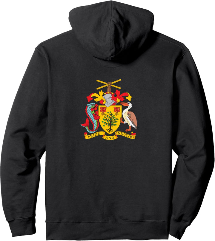 Coat of arms of Barbados Pullover Hoodie