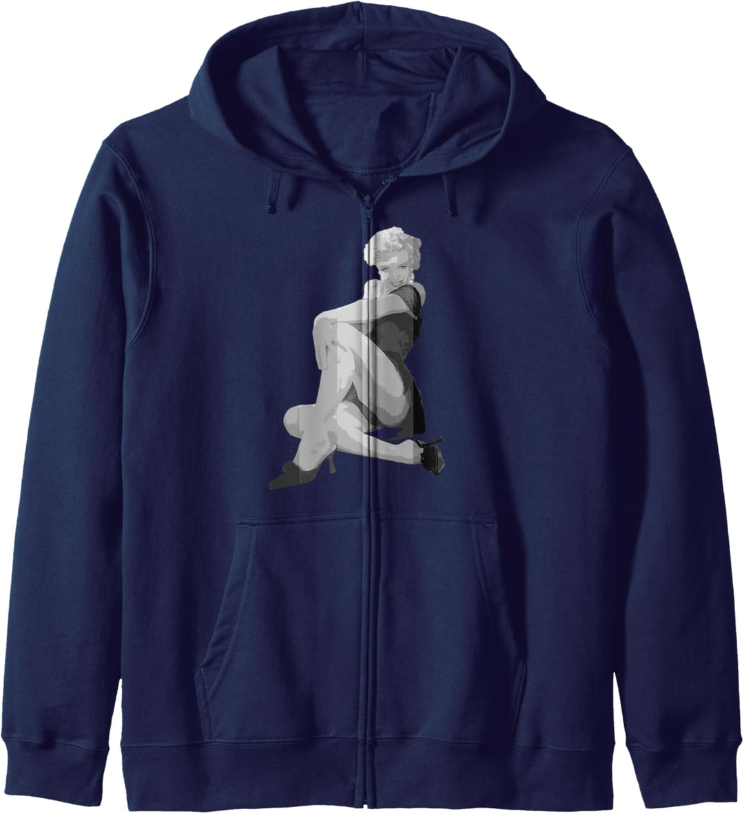 Stunning Classic Blonde Bombshells Retro Kapuzenjacke