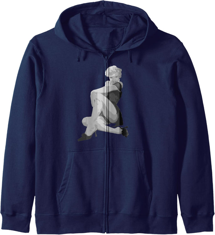 Stunning Classic Blonde Bombshells Retro Kapuzenjacke