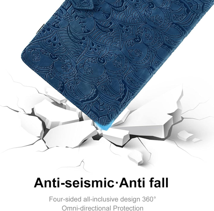 Rostsant Hülle für Samsung Galaxy Tab A9+ 11 Zoll PU Leder Brieftasche Case Magnetisch Stand Tablet