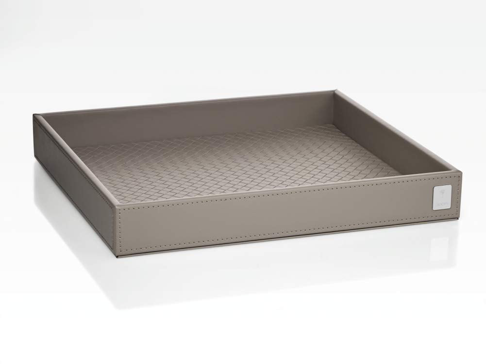 JOOP! BATHLINE, Tablett quadratisch XL, Grau