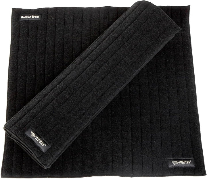 Back on Track Bandagierunterlagen Scandic PK schwarz gerippte Struktur Welltex 30x40, 30x40