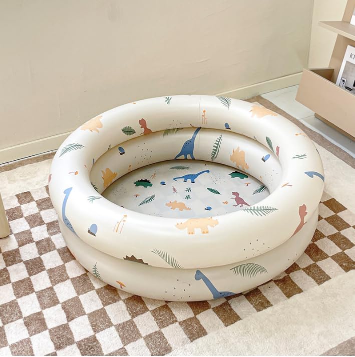 Aufblasbarer Pool, 90x25 cm, Planschbecken, Aufblasbares Planschbecken, Paddling Pool, Dinosaurier-M