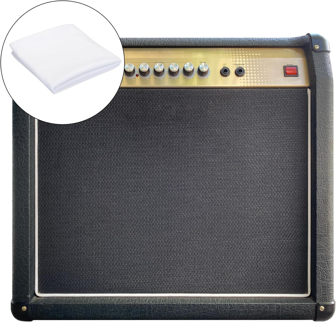 QUARKZMAN Weisse Lautsprecher Akustikstoff Mesh Grill Mesh Grilltuch (Kein Schilfgeflecht) Stereo Bo