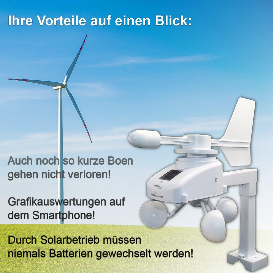 Mobile Alerts MA 10660 Windsensor, Zusatzsensor & Mobile Alerts Zusatzsensor MA 10200 - Thermo - Hyg