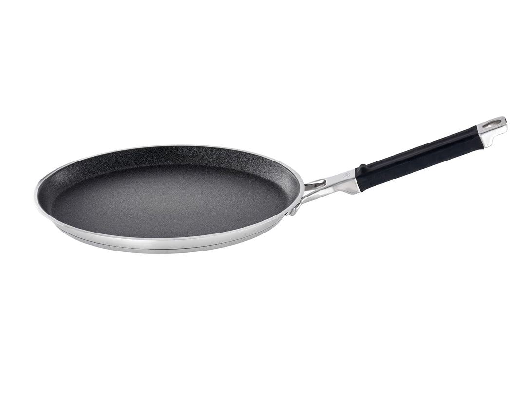 RÖSLE SILENCE PRO Crêpes Pfanne, Hochwertige Bratpfanne mit kratzfester Premium-Antihaftversiegelung