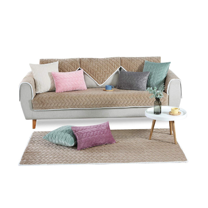 PETCUTE Sofaschutz Sofaschoner,Sofabezug Antirutsch Kratzschutz Hund Katze Sofa Überwurf,Hundedecke