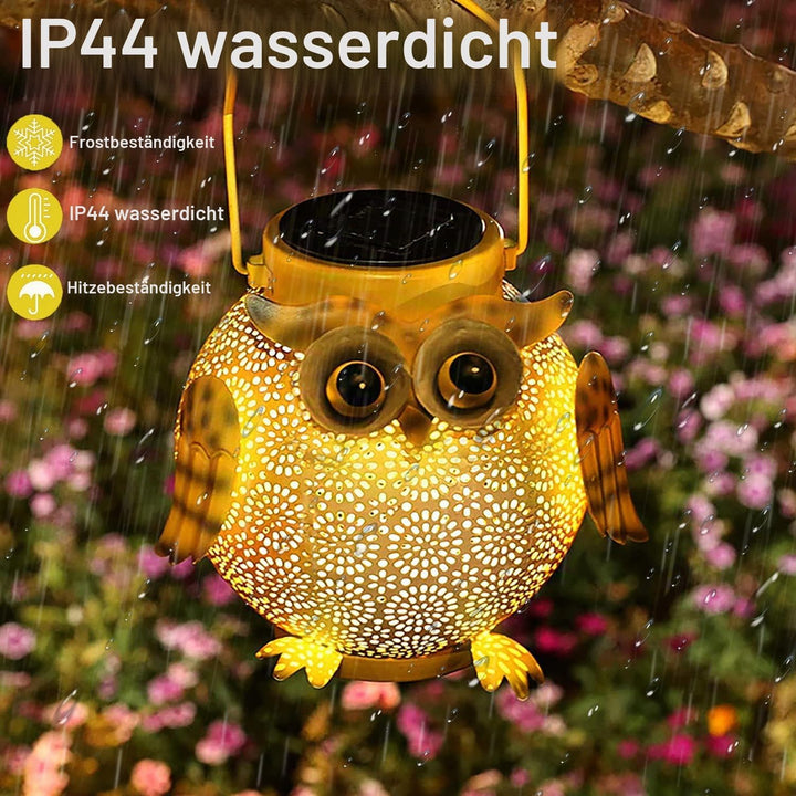 2 Stück Solarleuchten Garten im Freien LED Solar Laterne Hängend Outdoor IP44 Wasserdicht Solarlampe