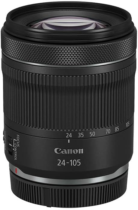 Canon Objektiv RF 24-105mm F4-7.1 is STM Zoomobjektiv Lens für EOS R (STM-AF-Motor, optischer Bildst