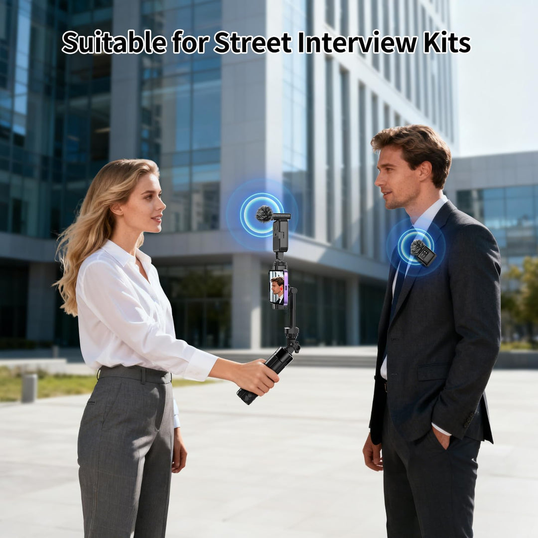 yAyusi Vlogging-Kit für iPhone/Android, YouTube-Starter-Kit, Beinhaltet Mini-Stativ, Telefonclip, Fü