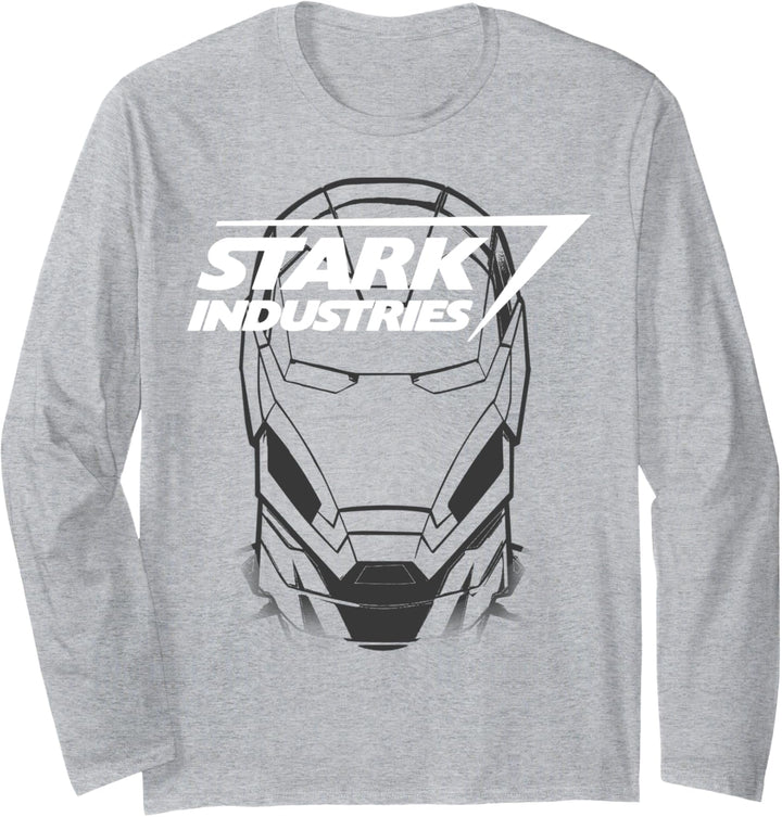 Marvel Avengers Iron Man Stark Industries Langarmshirt