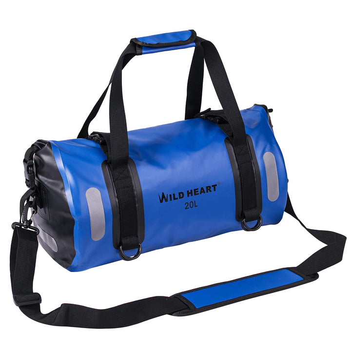 WILD HEART wasserdichte Tasche für Kajakfahren, Camping, Boot, Radfahren 20L 30L 40L 30L Blau, 30L B