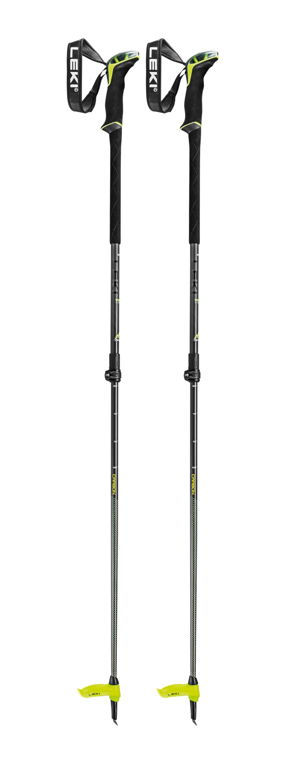 LEKI Guide Lite 2 Carbon Skistöcke L Schwarz, L Schwarz