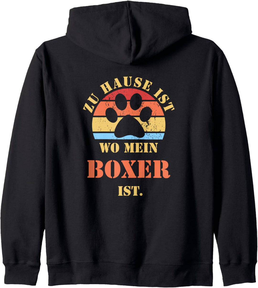 BOXER Hund Rasse Spruch Hundemama Geschenk Kapuzenjacke