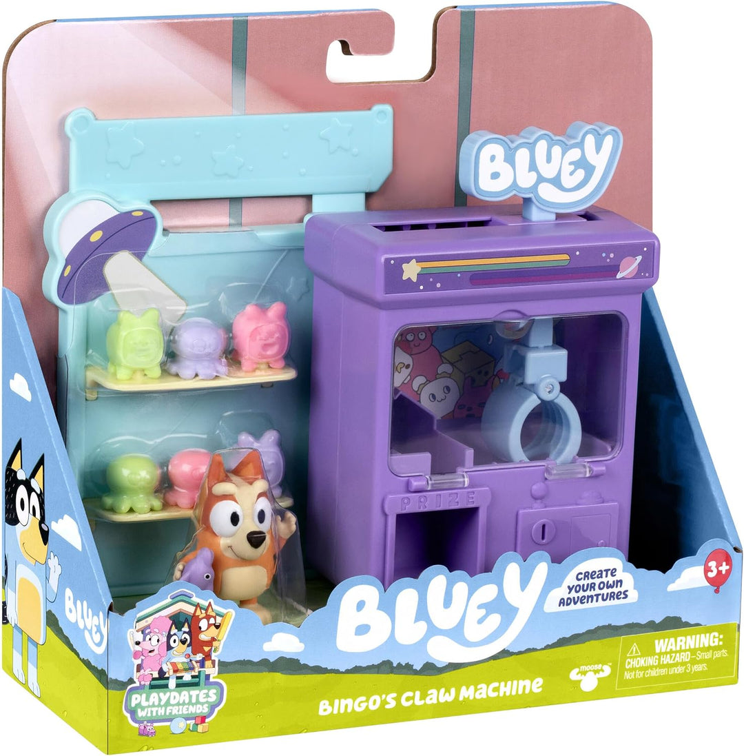 BlueY Mini-Spielset Bingos Greifautomat, enthält Bingo mit beweglichen Gelenken und Wellenreiter, ge