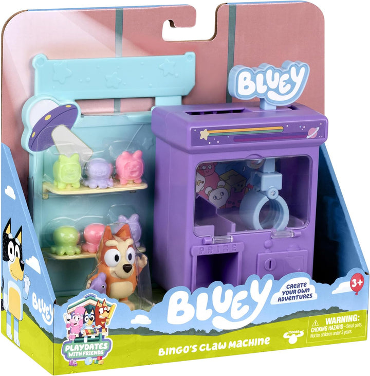 BlueY Mini-Spielset Bingos Greifautomat, enthält Bingo mit beweglichen Gelenken und Wellenreiter, ge