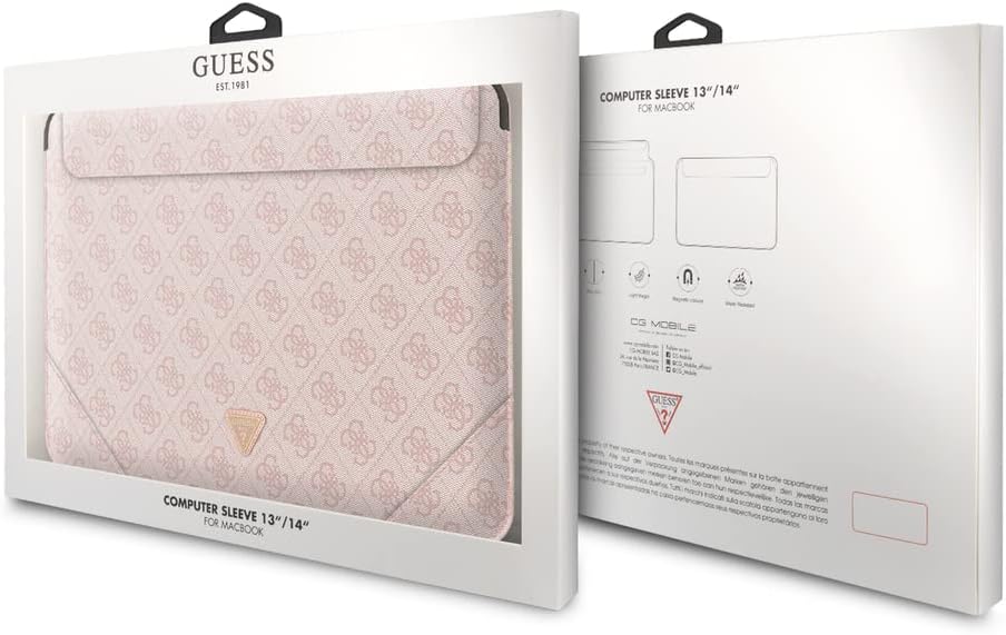 Guess Ärmel GUCS14P4TP 13/14" rosa 4G Uptown Triangle Logo