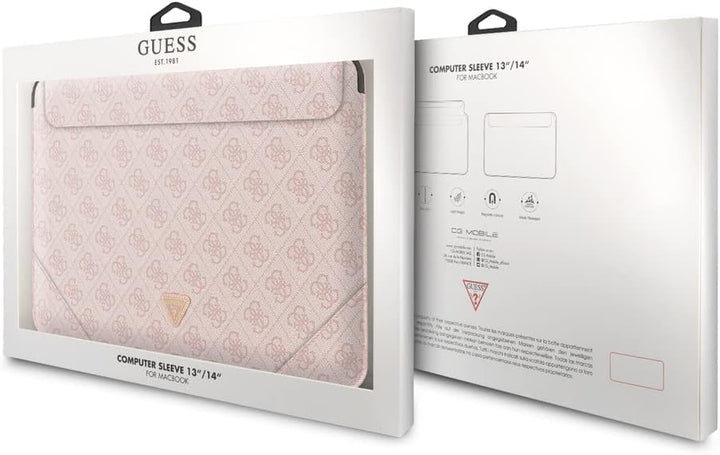 Guess Ärmel GUCS14P4TP 13/14" rosa 4G Uptown Triangle Logo