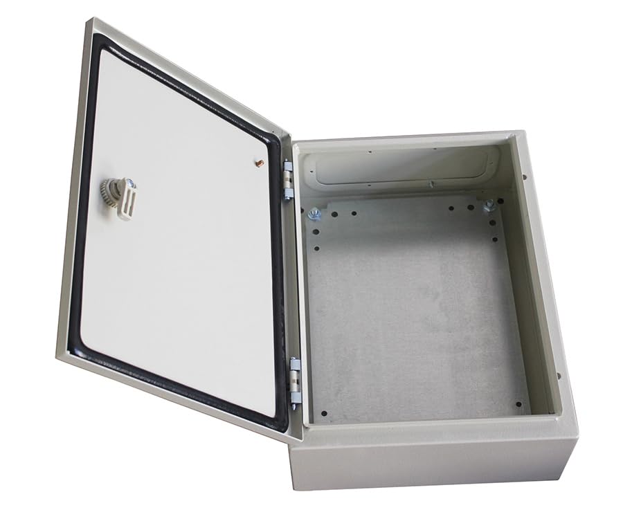 RS PRO Stahl Wandgehäuse RAL 7032 IP66, HxBxT 600 mm x 500 mm x 300mm