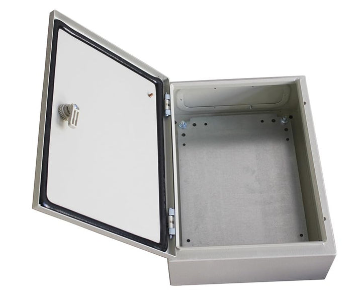 RS PRO Stahl Wandgehäuse RAL 7032 IP66, HxBxT 600 mm x 500 mm x 300mm