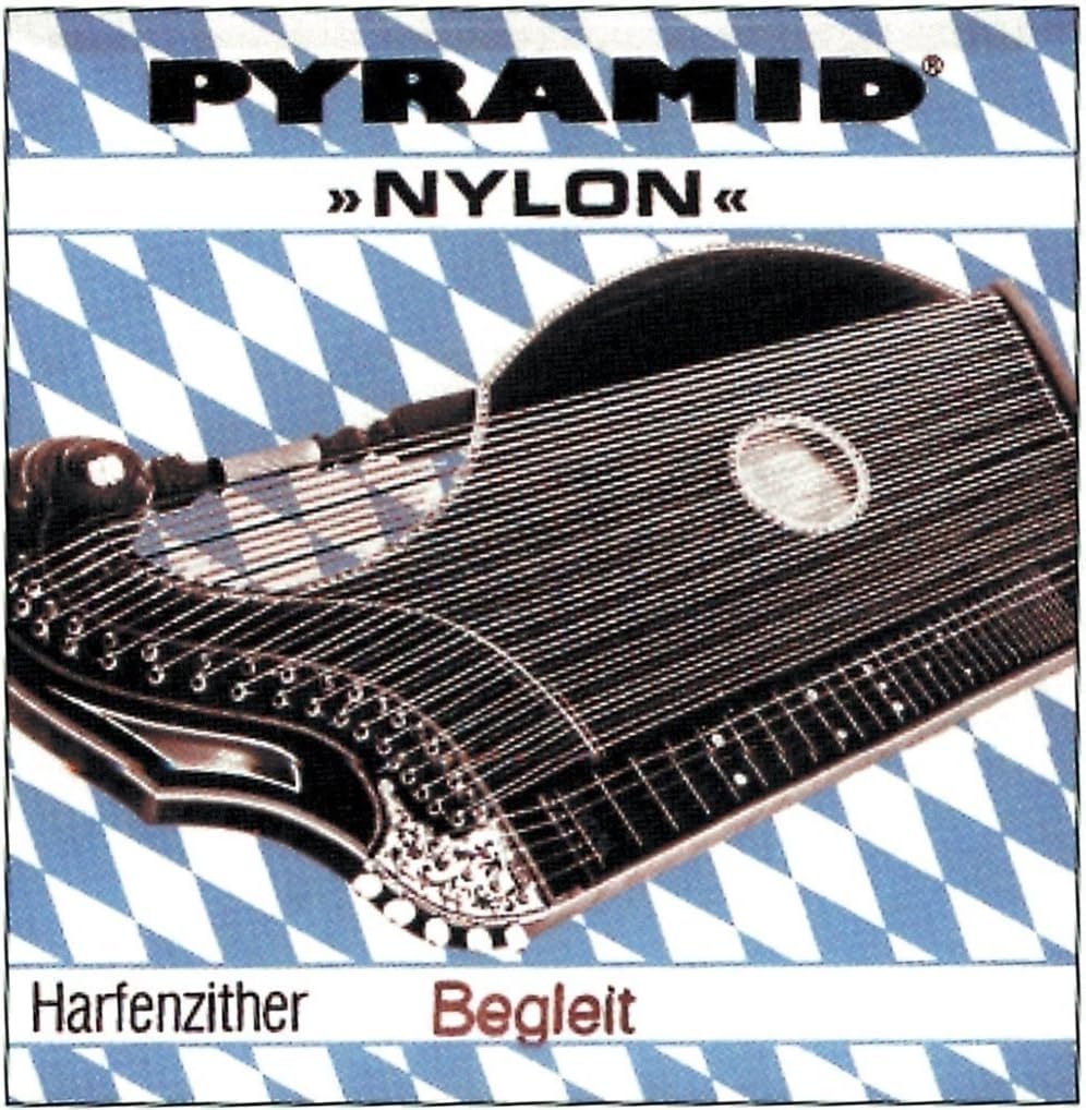 Pyramid Zither-Saiten Nylonseide mit Stahlkern. Konzert-Zither Satz 610/Ba