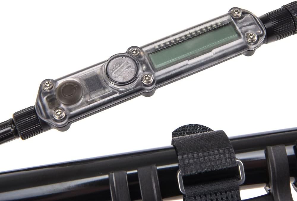 Lezyne Kompakt-Standpumpe Micro Floor Drive DIGITAL HPG Schwarz, Schwarz