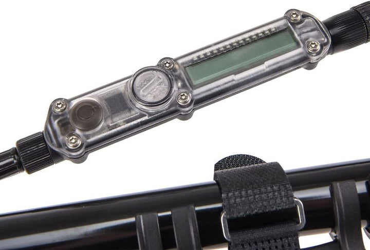 Lezyne Kompakt-Standpumpe Micro Floor Drive DIGITAL HPG Schwarz, Schwarz