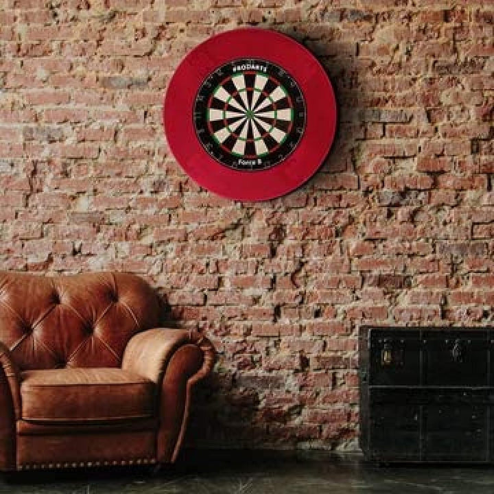ProDarts Dart Surround Für Alle Marken-Dartscheiben – Dart Auffang-Ring In Rot – Hochwertige Stabile
