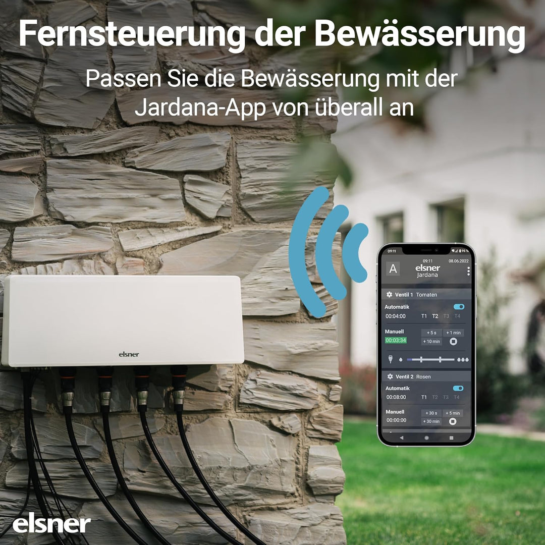 Bewässerungscomputer Jardana / Bewässerungscomputer 4 Ausgänge für automatisches Bewässerungssystem