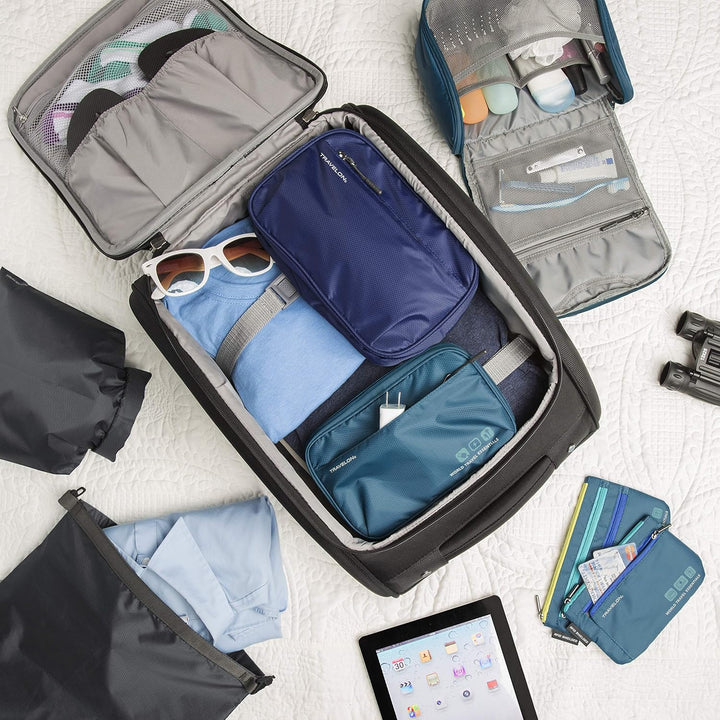 Travelon World Travel Essentials Tech Organizer, schwarz (Schwarz) - 43373-500, Schwarz