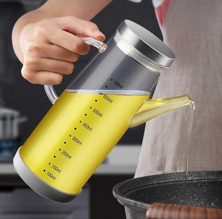 Olivenöl-Spender-Flaschen, Glasflaschen für Öl und Essig, für Küche, Kochen, Grillen, Nudeln, Grille