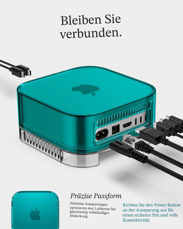 Spigen Classic C1 Hülle mit eingebautem Luftfilter Ständer Entwickelt für Mac mini M4 / M4 Pro Chip