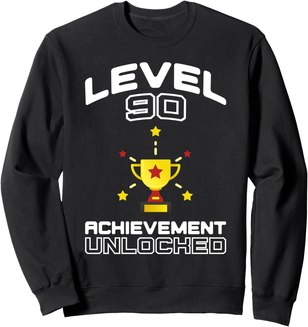 90. Geburtstag für 90 Jahre alte Männer und Frauen Sweatshirt