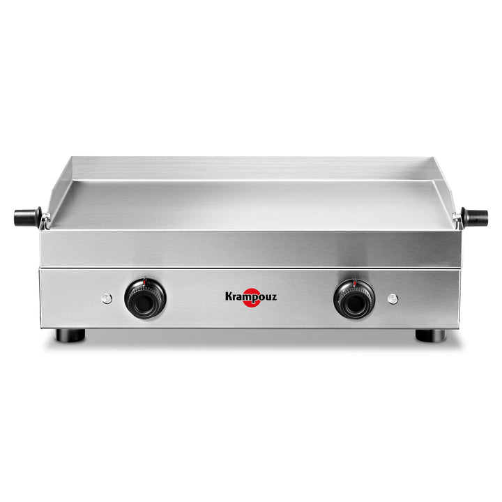 Krampouz Plancha Saveur Elektro Gross Grillplatte Griddleplatte Bratplatte 230V Silber, Silber