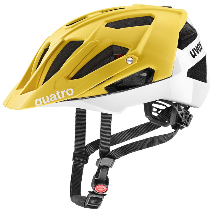 Uvex Quatro CC All Mountain Enduro MTB Fahrrad Helm matt gelb 2024 56-61 cm, 56-61 cm