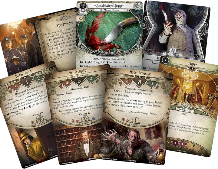 Fantasy Flight Games , Arkham Horror The Card Game: Scenario Pack - 5. Murder at The Excelsior Hotel