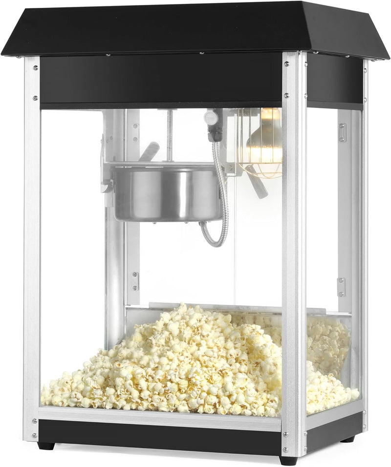 HENDI Popcorn-Maschine, Popcornmaschine, Popcorn Maker, mit Krümelschublade, 230V, 1500W, 560x420x(H