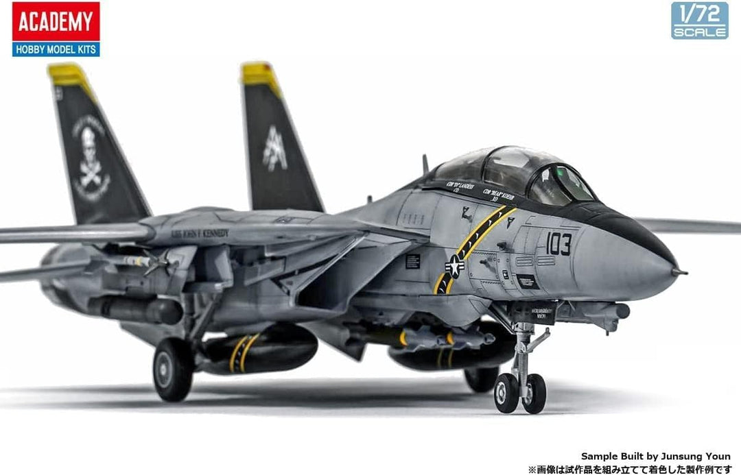Academy 1/72 US Navy F-14B Tomcat VF-103 Jolly Rogers Kunststoff Modell 12578