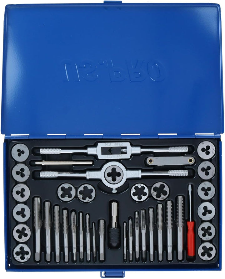 UNC/UNF imperial/af Spiel tarauds und Branchen SAE 40pc kit Reparatur Filetieren,526 /