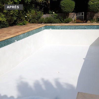 Schwimmbadfarbe - Schwimmbeckenfarbe - Poolfarbe für Betonbecken, Poolbeschichtung ARCAPISCINE Weiss