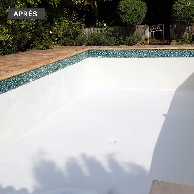 Schwimmbadfarbe - Schwimmbeckenfarbe - Poolfarbe für Betonbecken, Poolbeschichtung ARCAPISCINE Weiss