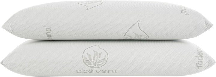 Todocama - Memory-Kissen, Aloe Vera, 2 Stück, 70 cm Pack de 2 unidades - 70 cm, Pack de 2 unidades -