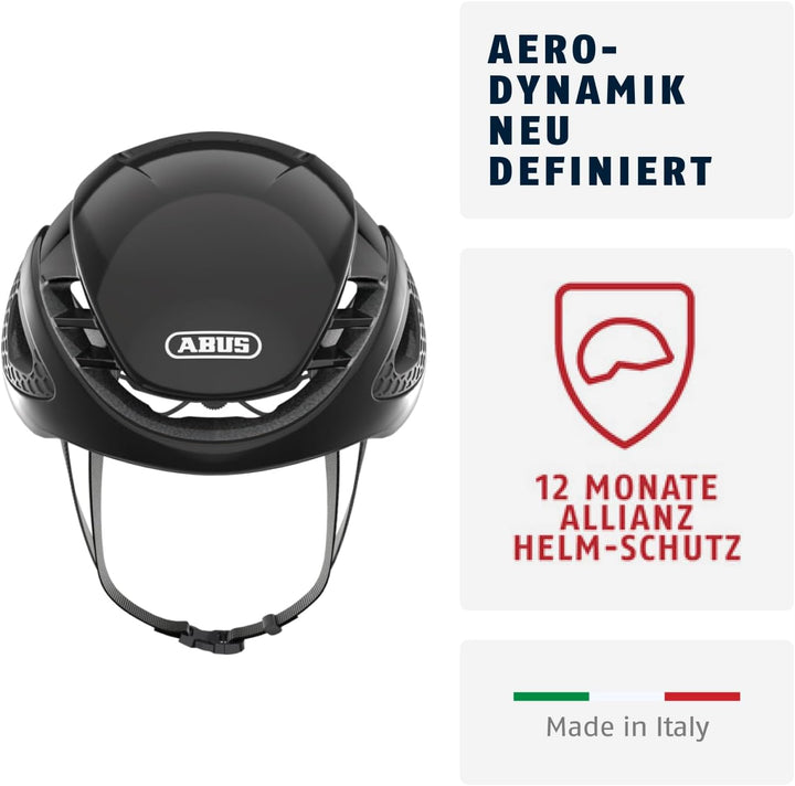 ABUS Rennradhelm GameChanger - Aerodynamischer Fahrradhelm mit optimalen Ventilationseigenschaften f