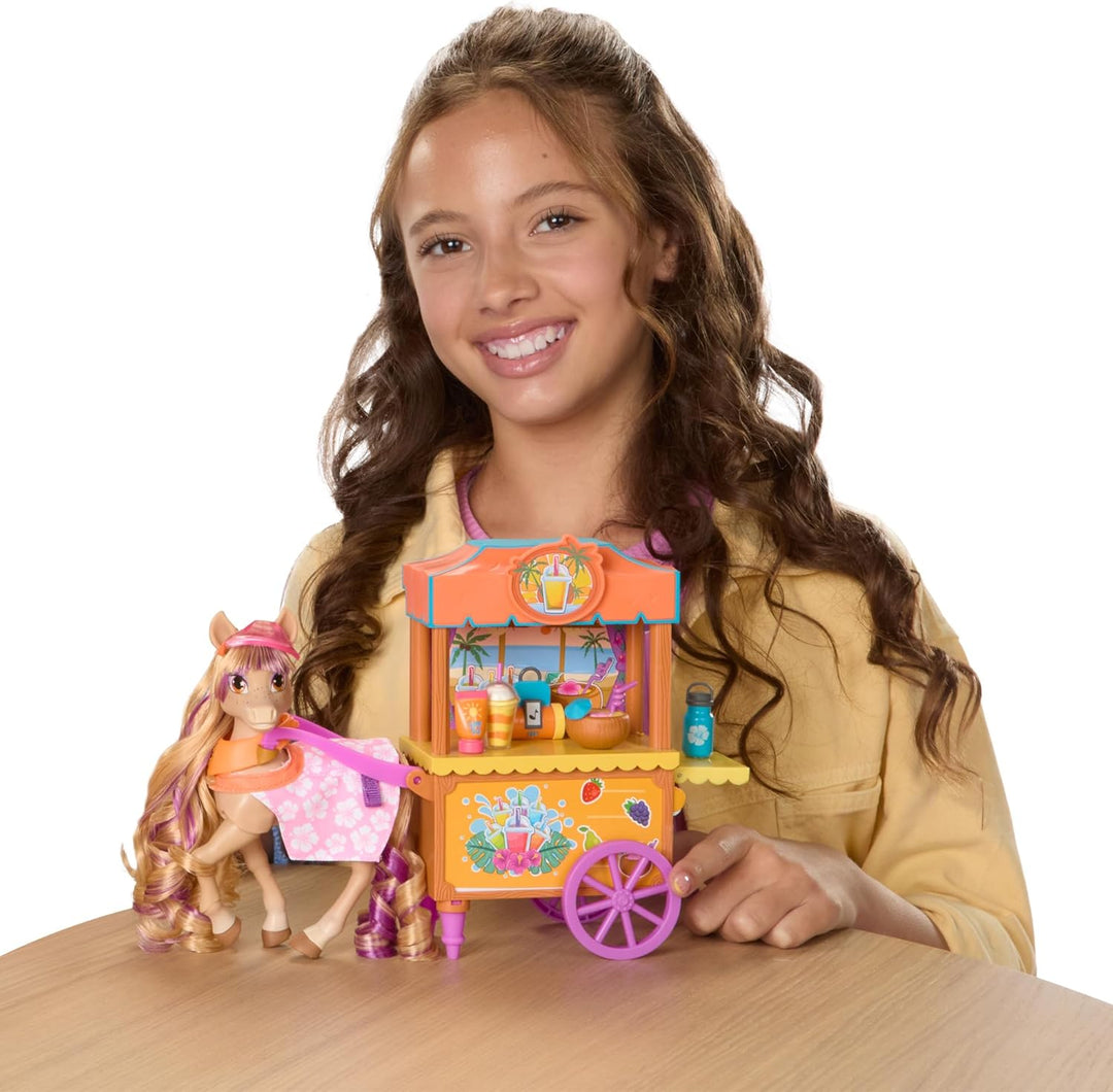 Jakks Pacific Wild Manes Pferdespielzeug für Mädchen, Bailey-Spielzeugpferd mit beweglichen Vorderbe