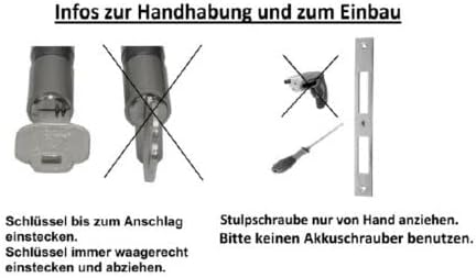 2x Knaufzylinder KSN 70 mm 35/35 gleichschliessend inkl. 10