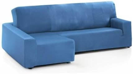 Martina Home - Elastischer Sofabezug, Eckteil Links, Modell Túnez, Stoff, Blau (Azafata), 3-Sitzer,