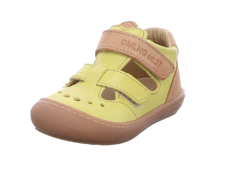 Däumling Mädchen Sven Sneaker 20 EU Schmal Chalk Lemon, 20 EU Schmal Chalk Lemon