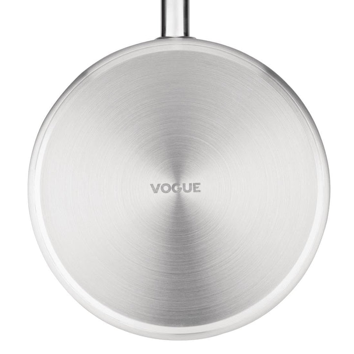 Vogue Edelstahl Stieltopf 5 Liter 110(d)mm x 240mm/9.5"(dia)., 110(d)mm x 240mm/9.5"(dia).