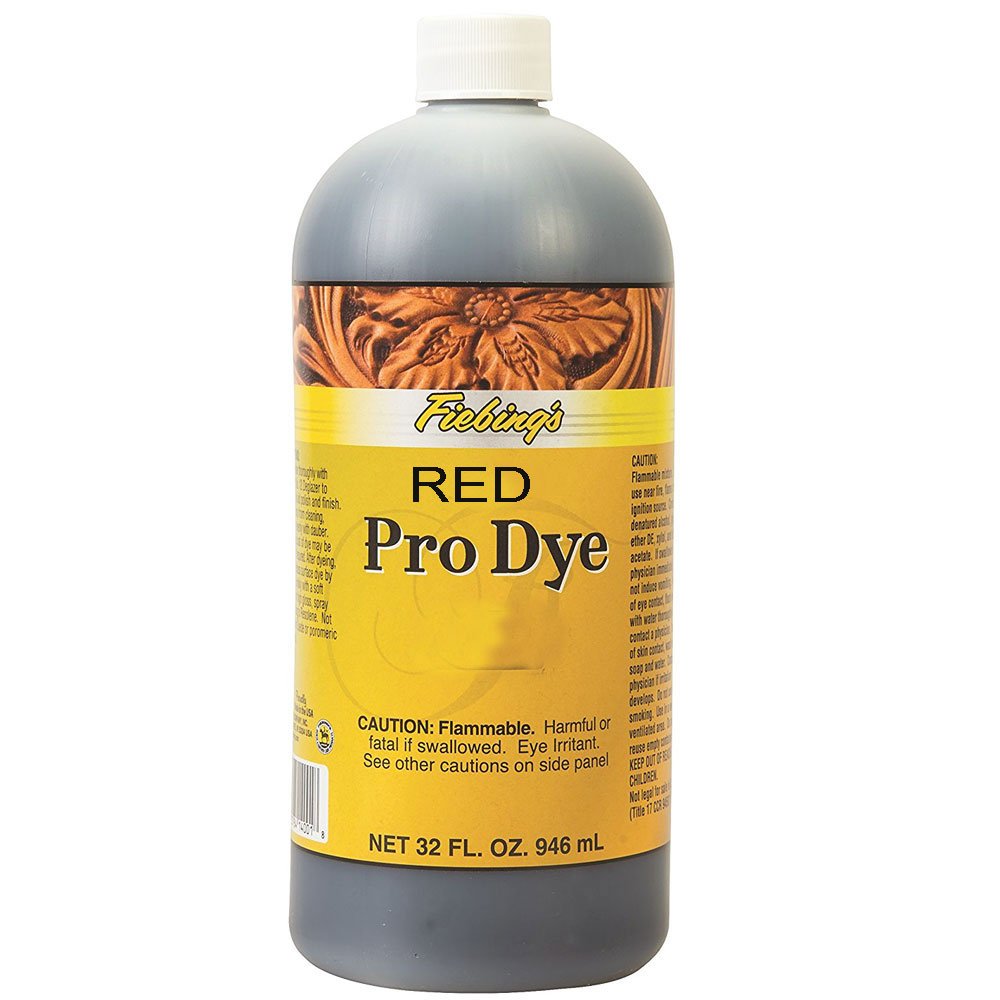 Fiebing's Pro Dye 32 OZ Rot, 32 OZ Rot